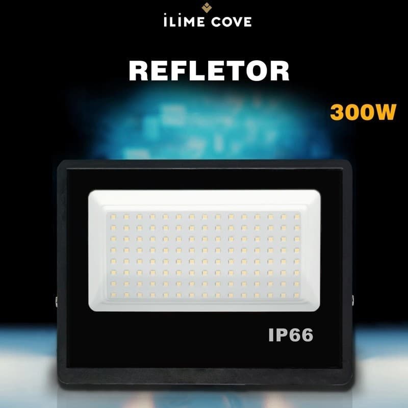 Refletor LED 300W Holofote Bivolt Super Brilhante e Econômico IP66 à Prova d'Água Externas