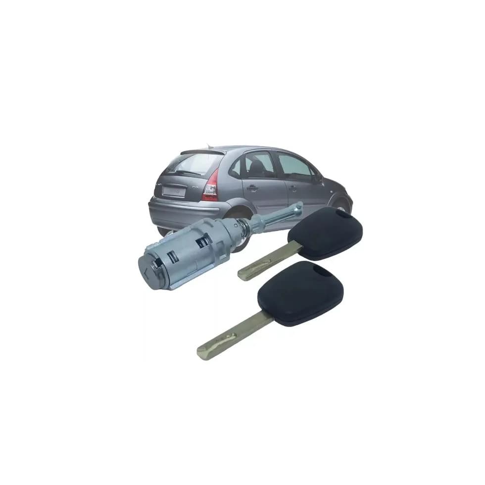 CILINDRO CHAVE PORTA C3 2002 Á 12