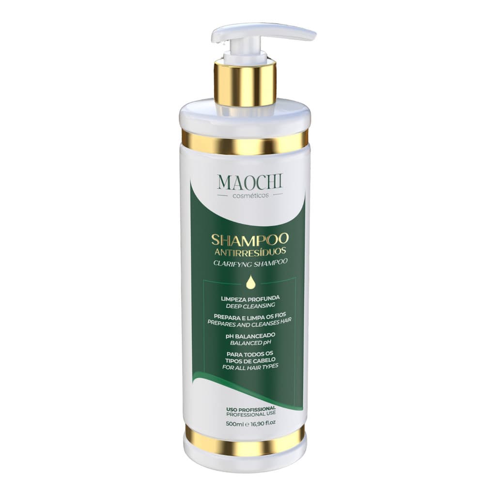Shampoo Antirresiduo Limpeza Profunda Reparação Pré tratamento
