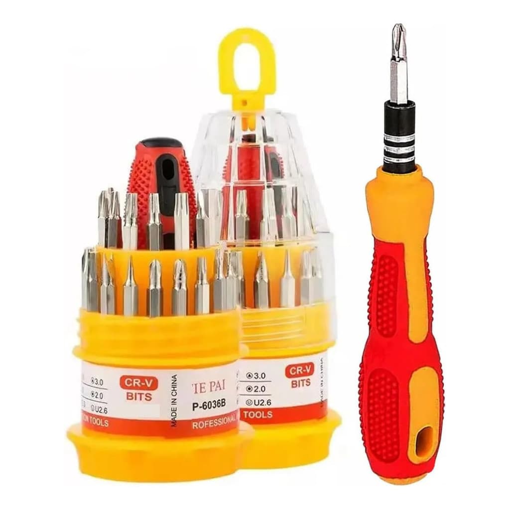 Mini Kit Ferramentas De Precisão Fenda Philips Torx 31 Em 1