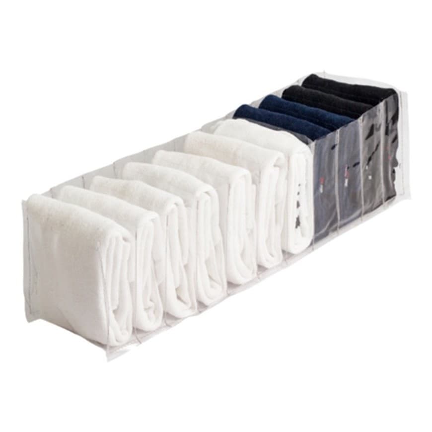 Kit 2 Organizador Com 11 Nichos Para Gavetas Calcinhas E Closet