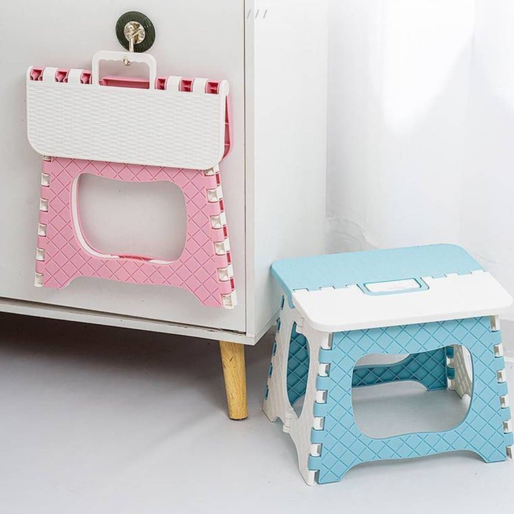 Banqueta Portátil Dobrável Multi Funções Infantil