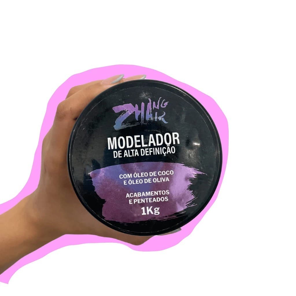 Cera Pomada Modeladora Zhang 150g Alta Fixação Efeito Molhado - ENVIO IMEDIATO
