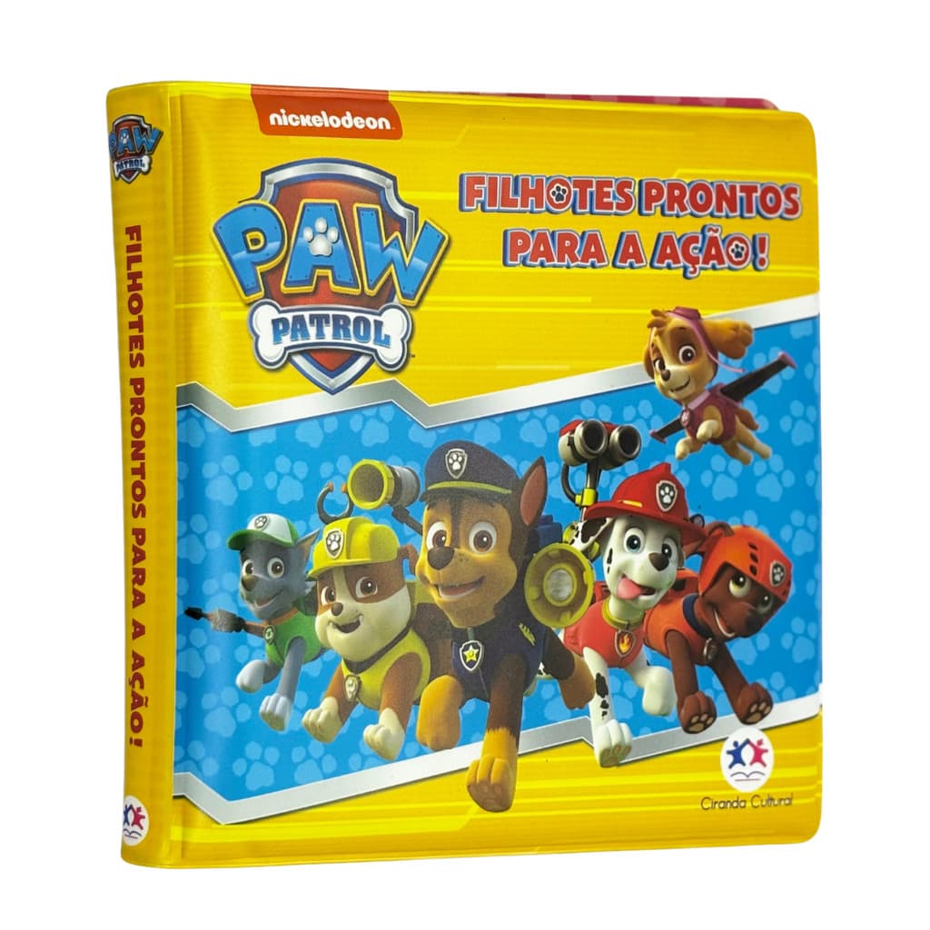Patrulha Canina - Filhotes Prontos Para a Ação! - Livro de Banho Infantil