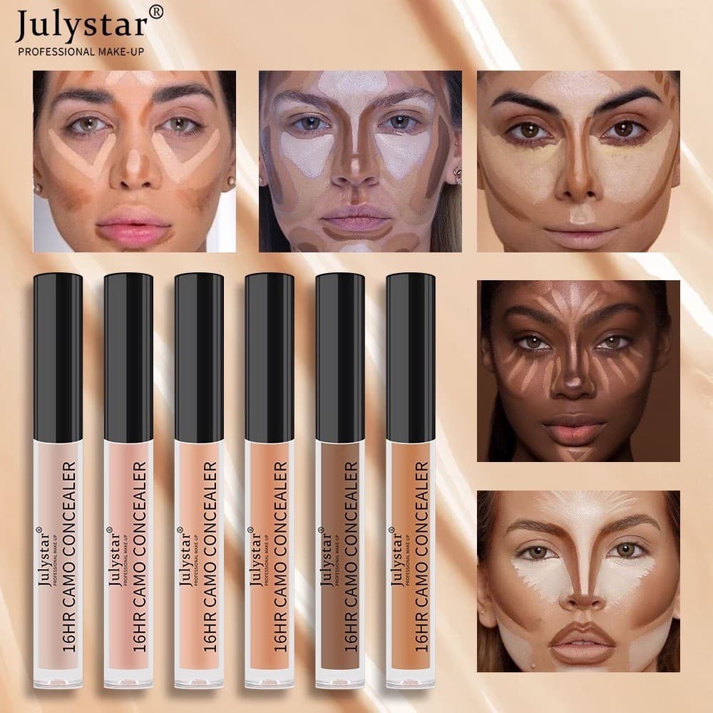 Corretivo Deep Bronze JULYSTAR – Alta Cobertura e Fixação à Prova de Suor