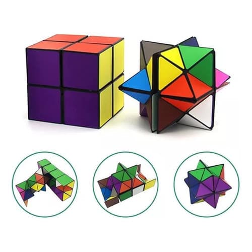 Cubos Transformadores Cubos Mágicos De Quebra-cabeça Cubos D