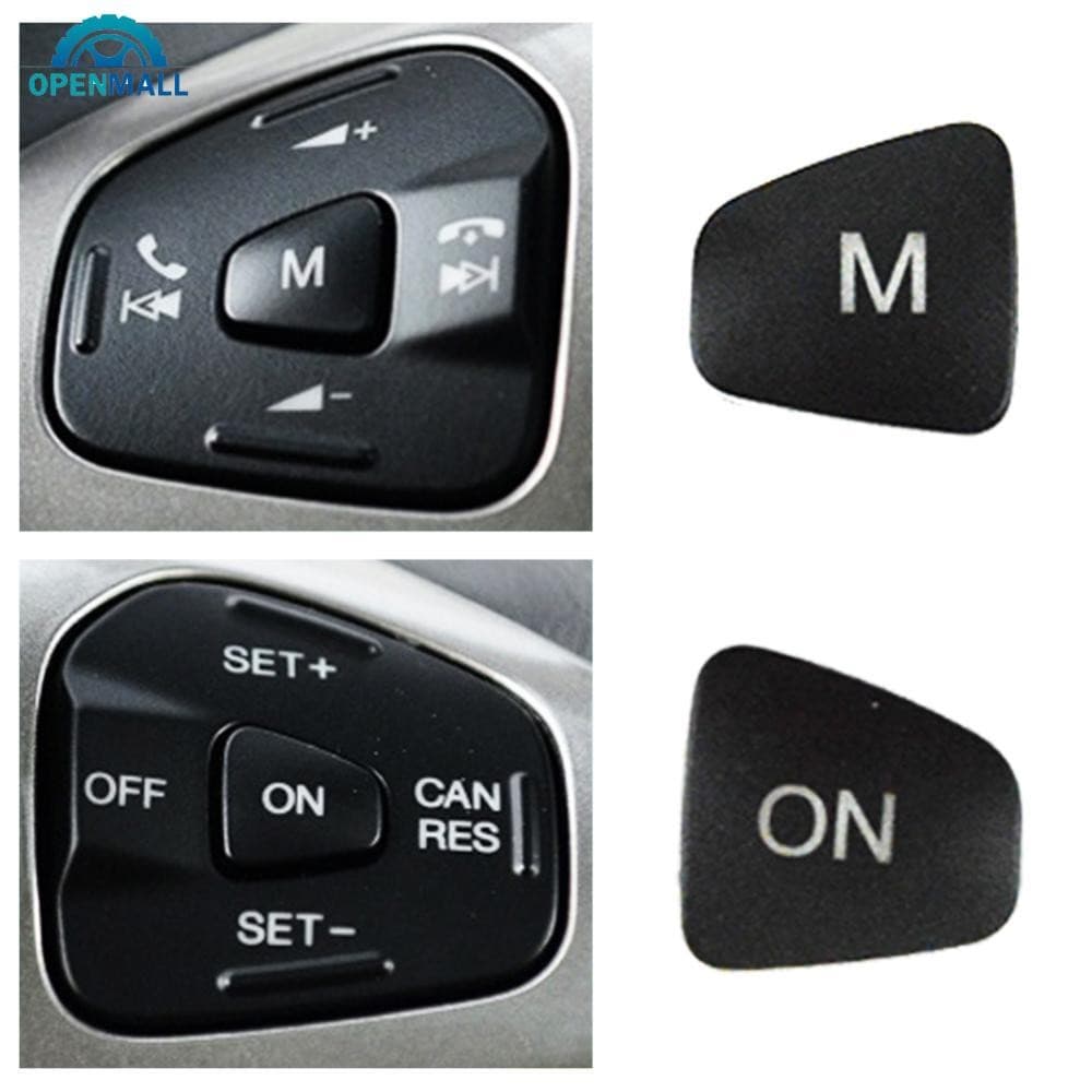 OPENMALL Botão De Volume De Áudio Do Volante Carro Interruptor De Controle De Cruzeiro M ON Para Ford Escort Fiesta MK7