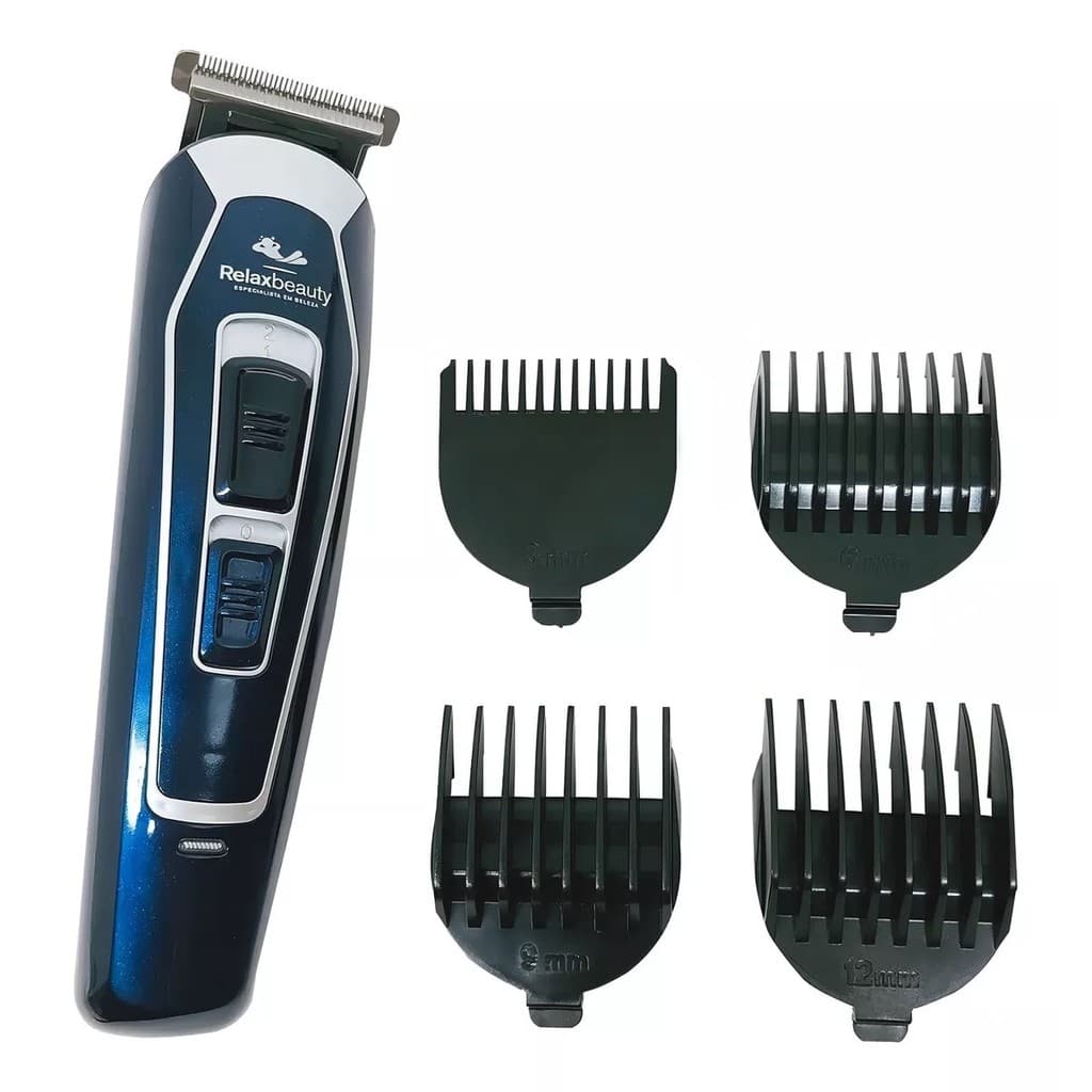 Aparador Cortador De Cabelo Resistente a Água 4 Pentes Sem Fio