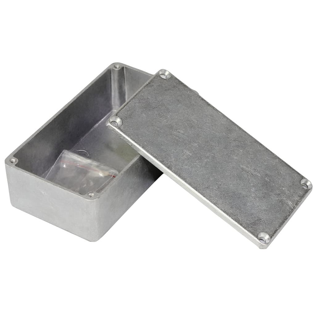 Caixa Em Alumínio Para Montagem De Pedal Diy Arduino 1590B