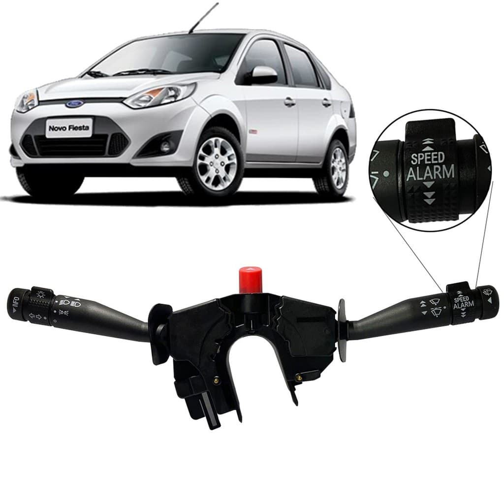 CHAVE DE SETA C/SPEED ALARM FORD FIESTA 2010 A 2014