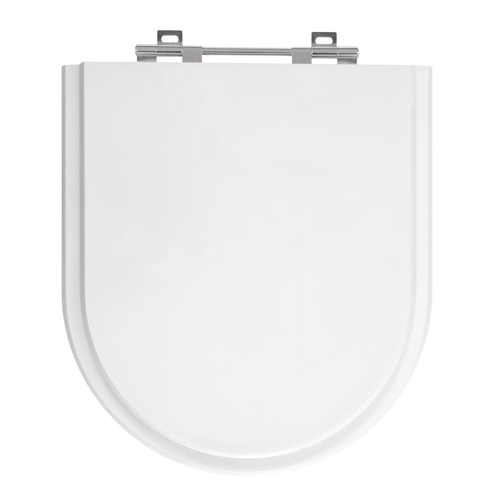 Tampa de Vaso Riviera Branco para Bacia Celite MDF Laqueado