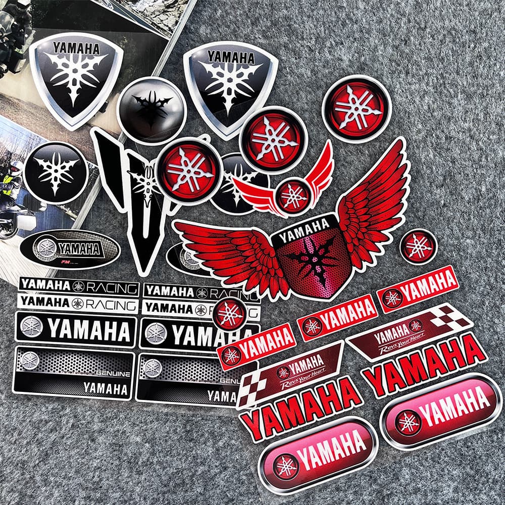 Adesivos Refletivos Para Motocicleta , Adequados Pedal Yamaha , Fantasma , Fogo , Latte , Arte , Águia Rápida , Grades I