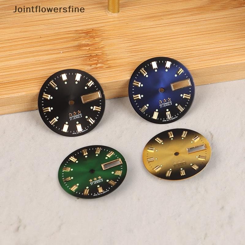 JTFF Relógio Vintage Dial Peças DIY 3 Estrelas Calendário Duplo Literal Acessórios De Masculino Para 46941/46943 Movimen