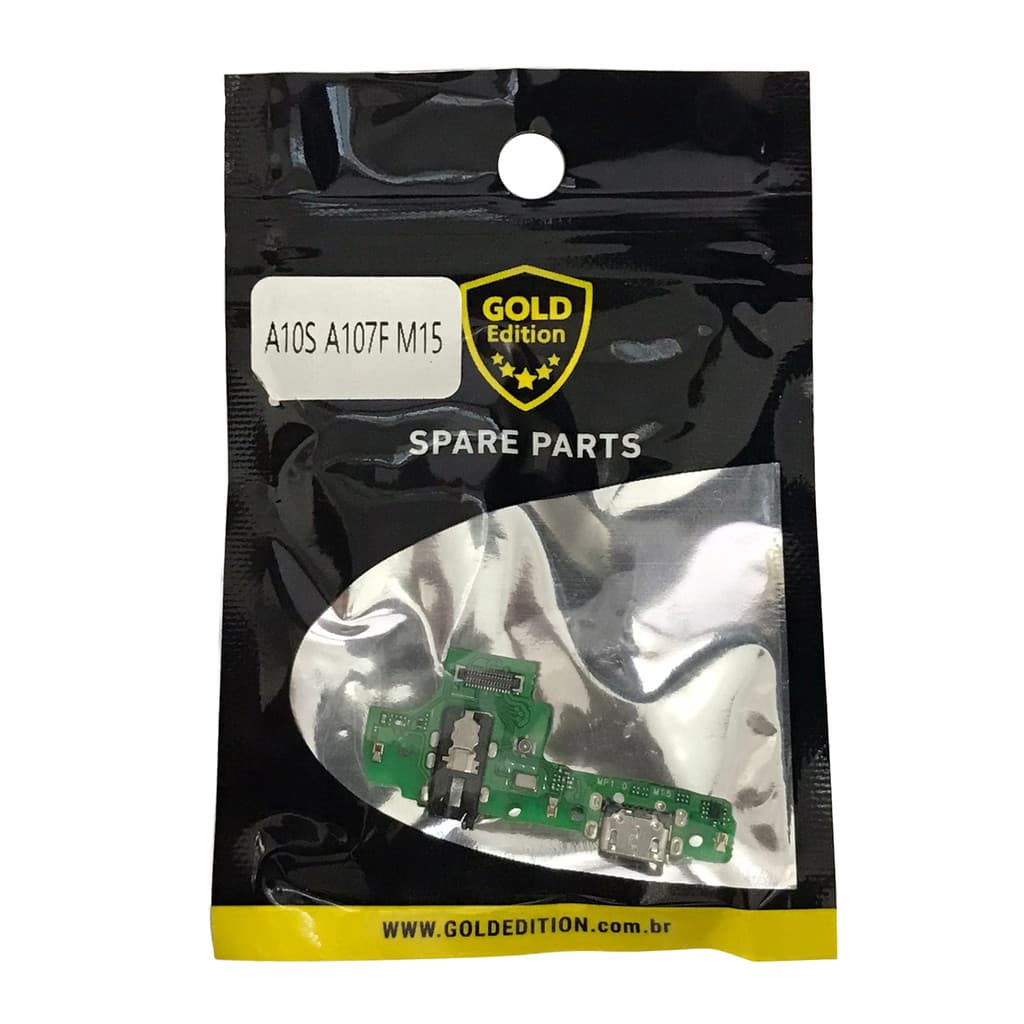 Placa de Carga Conector Gold Edition Compatível com Galaxy A10s