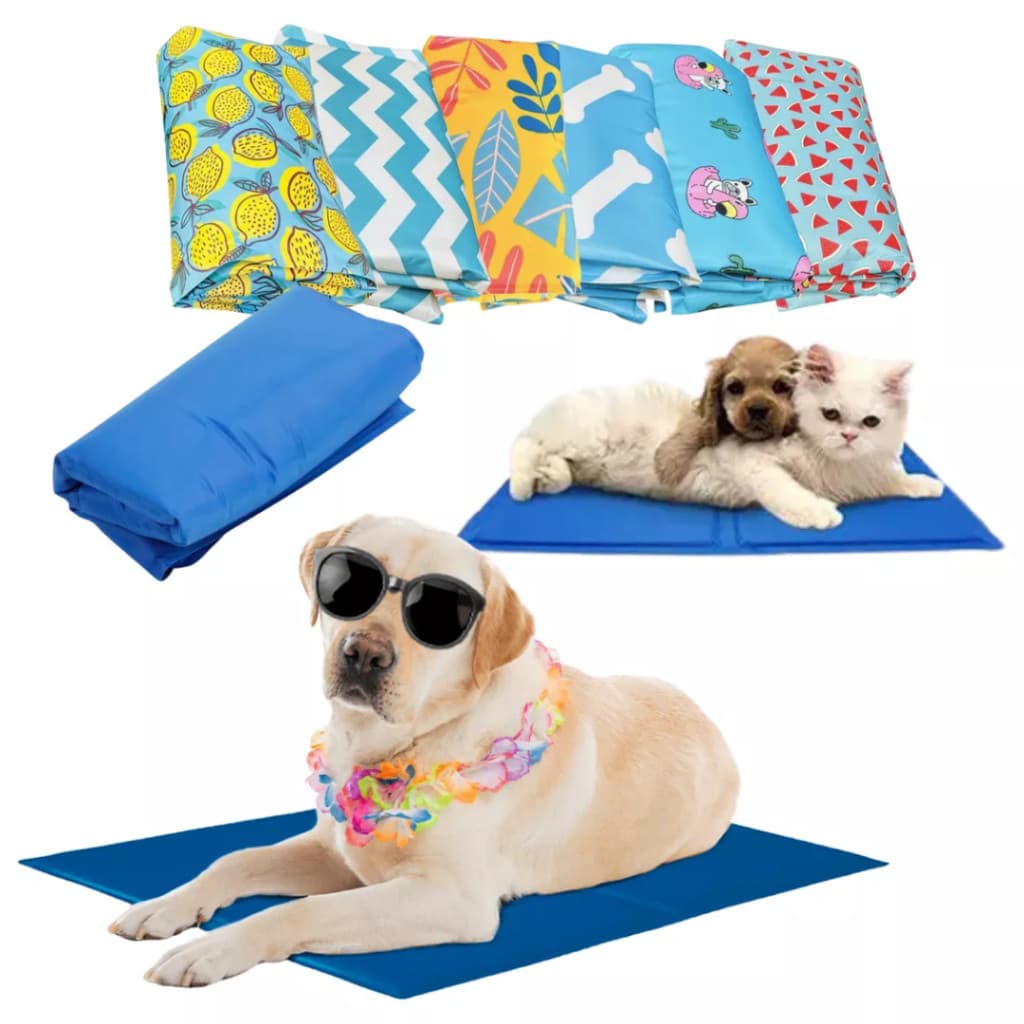 Tapete Refrescante Gelado  Para Cachorro Gato 40x50cm  Cão Pet Gel Verão