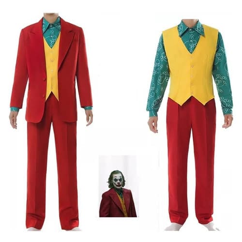 Roupa Fantasia Coringa Joker 2019 Cosplay Batman Lançamento