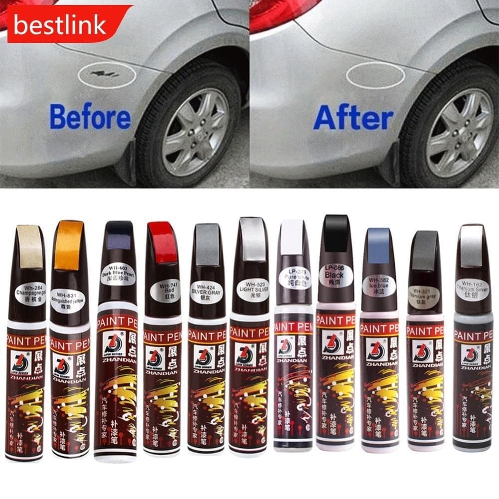 BESTLINK Caneta Profissional Para Reparação Pintura Do Carro, impermeável, Transparente Coçar Remover Canetas Q3W5