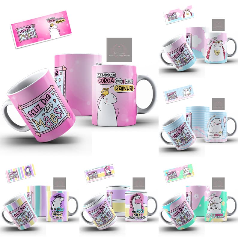 caneca personalizada flork mãe copo personalizado dia das mães xícara canecas presente café volume1