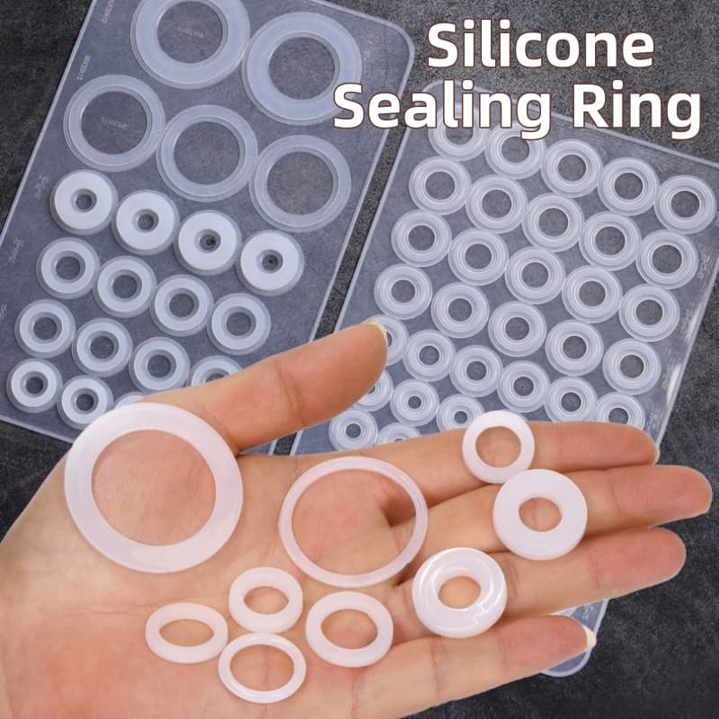 Junta Plana De Silicone Multifuncional , Anel De Vedação , Arruela De Torneira De Encanamento Suprimentos Para Casa