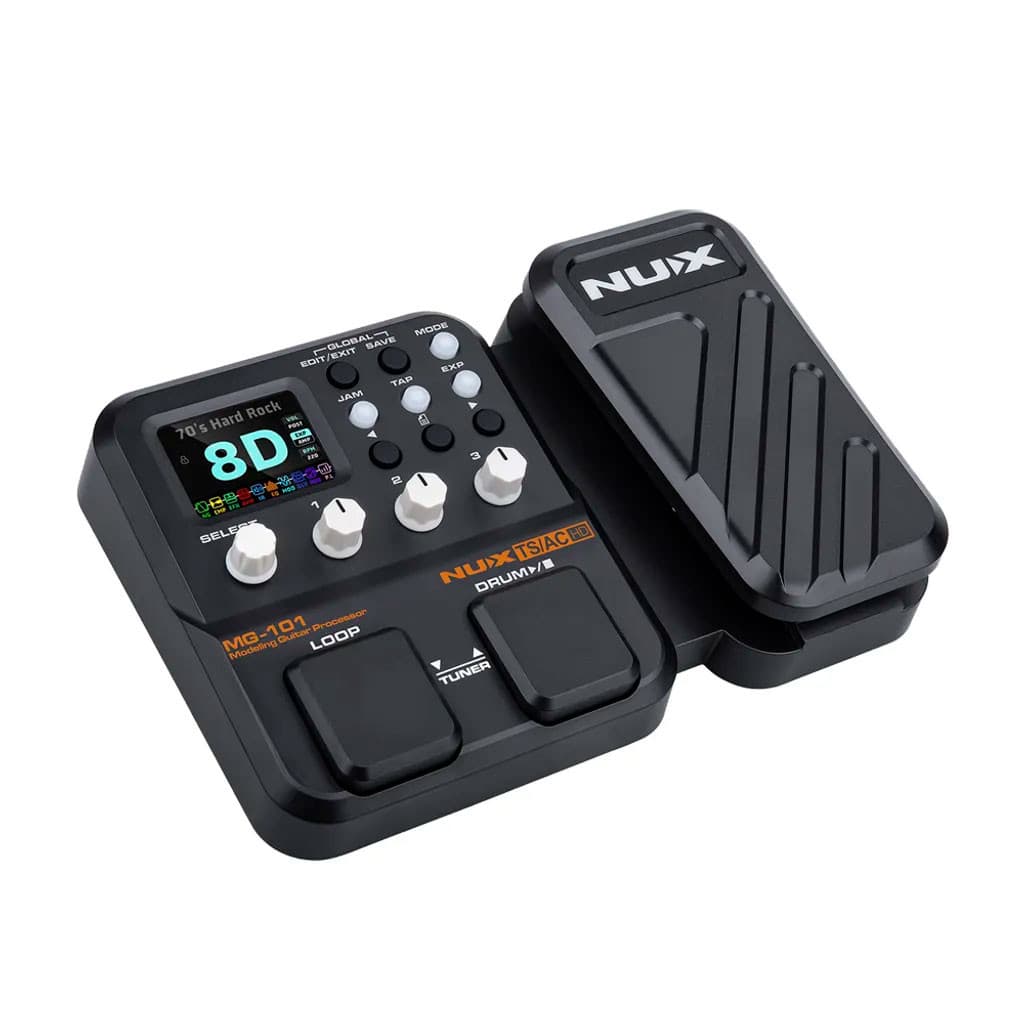 PEDALEIRA MULTI-EFEITOS PARA GUITARRA NUX MG101
