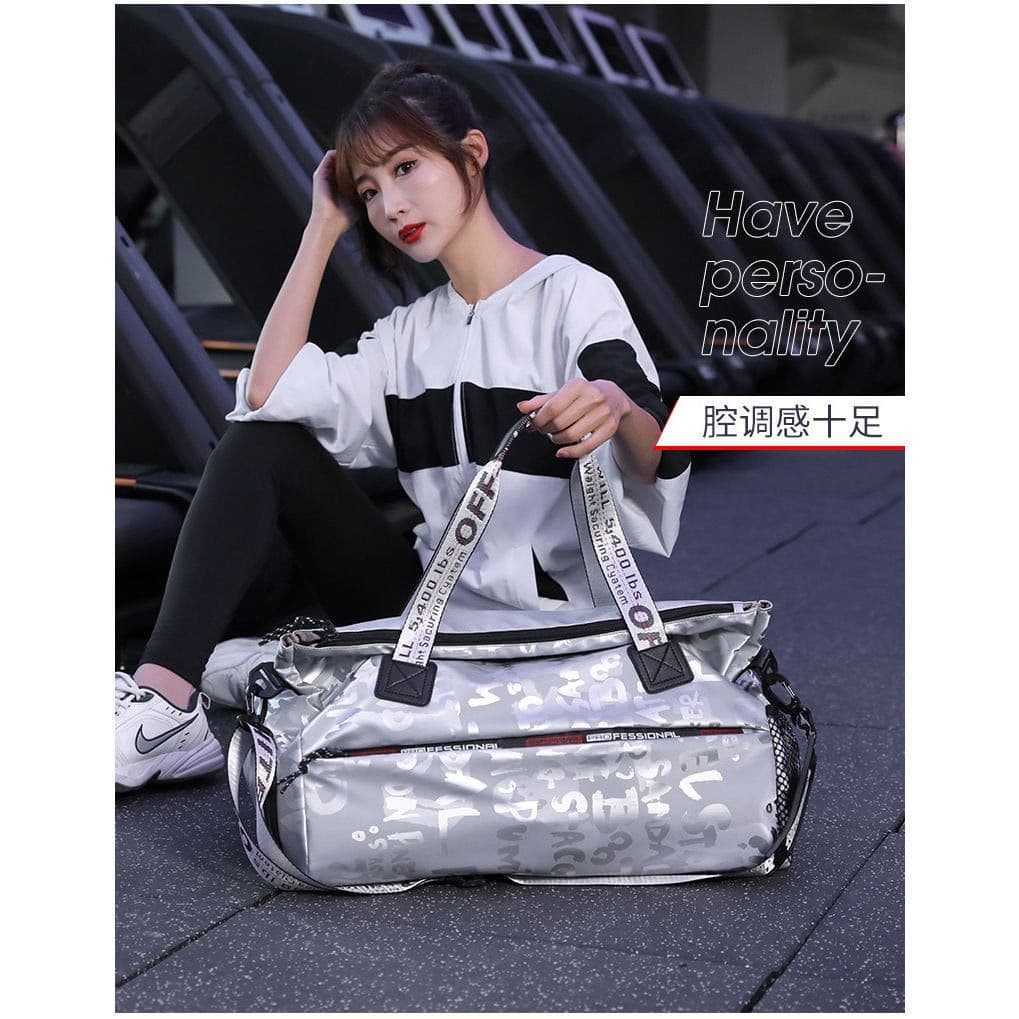 Bolsa De Viagem Sport Com Bolso Impermeável Alça Lateral 30L Capacidade 66506