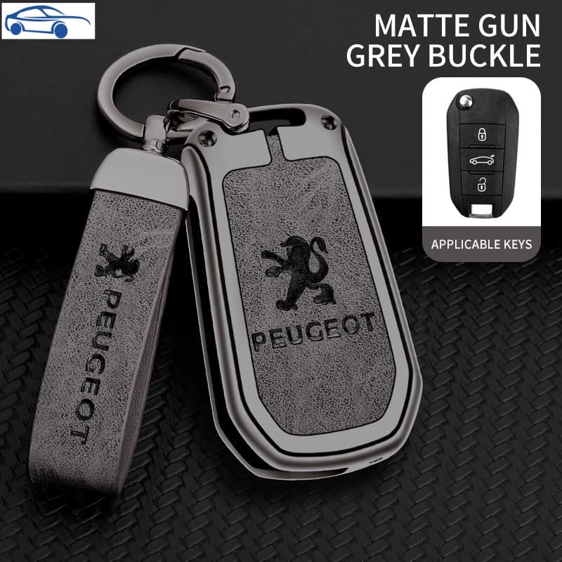 Peugeot 208 308 307 408 408 508 2008 3008 4008 5008 Auto Acessórios 841 Liga de zinco Car Key Cover