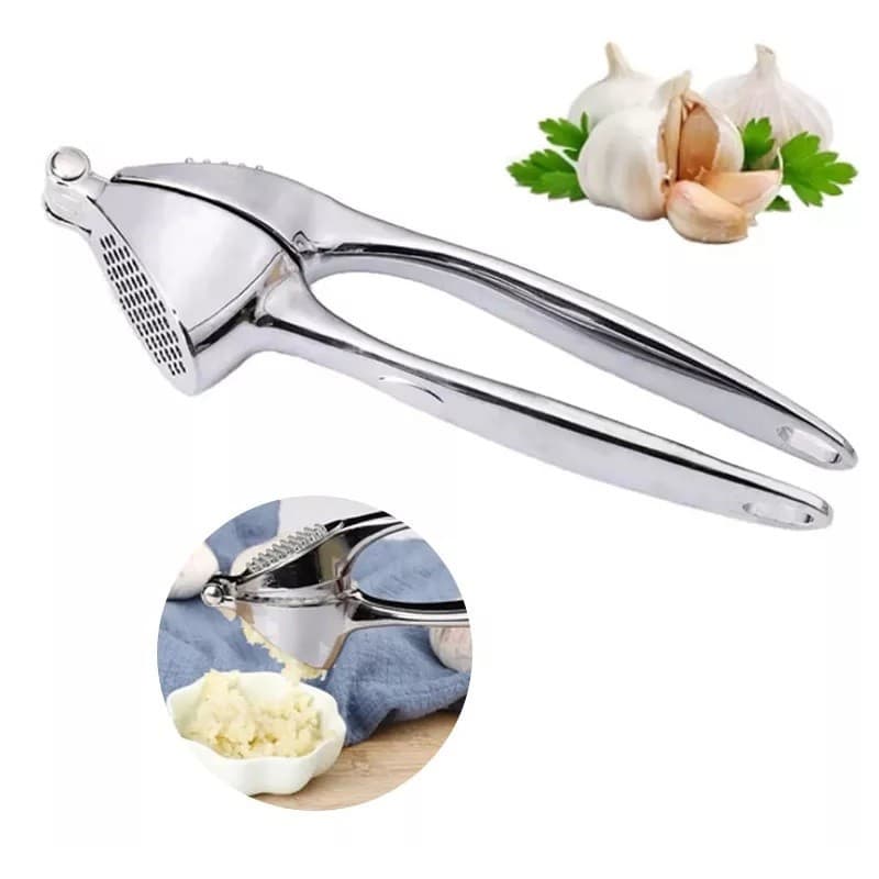 Espremedor Amassador Triturador De Alho Inox Muito Forte