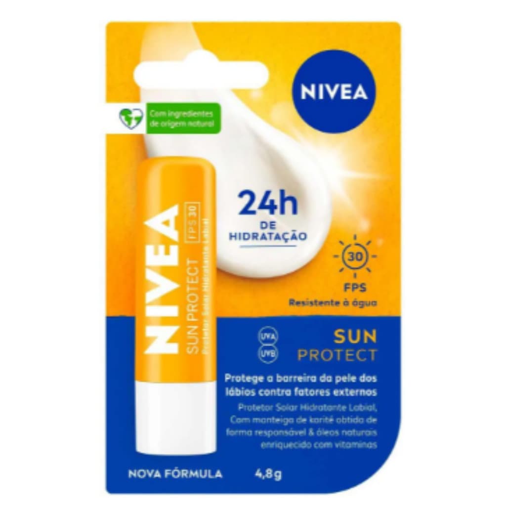 PROTETOR LABIAL NIVEA SUN 4,8G F30