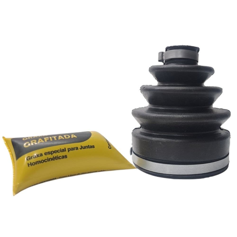 Kit Coifa Homocinética Abraçadeiras e Graxa Corsa 1.0 / 1.4 / 1.6 Lado Roda