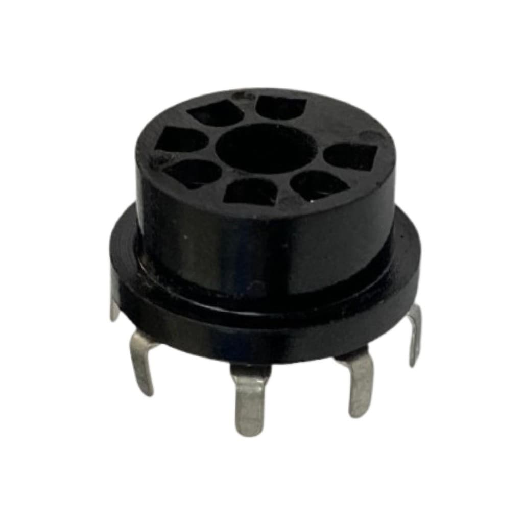 KIT COM 04 PEÇAS - SOQUETE P/ VALVULA 7 PINOS PCI PRETO