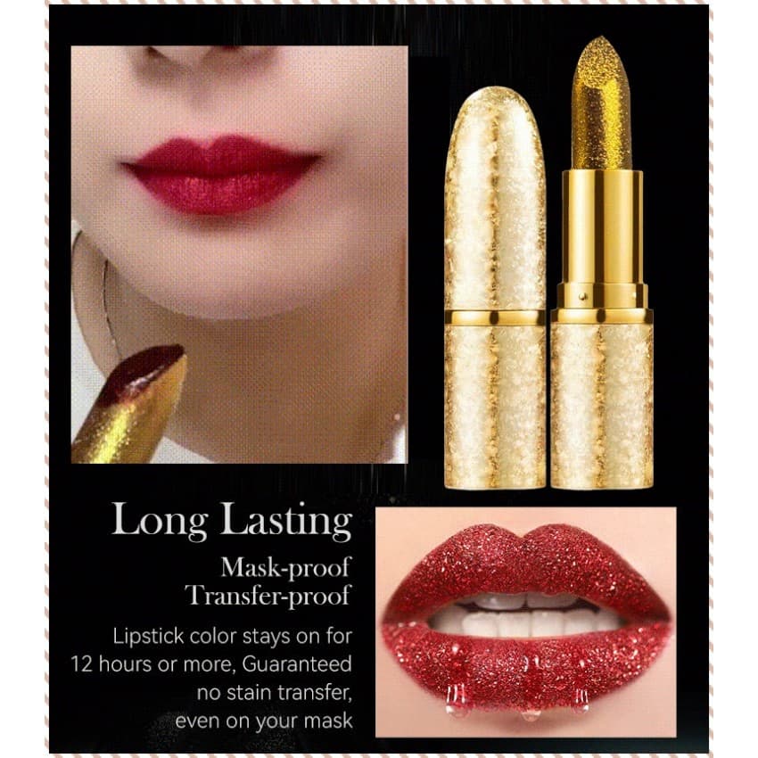 Lip Gloss Batons De Alto Valor De Cor Apelo Visual Batom Hidratante Brilhante Perolado