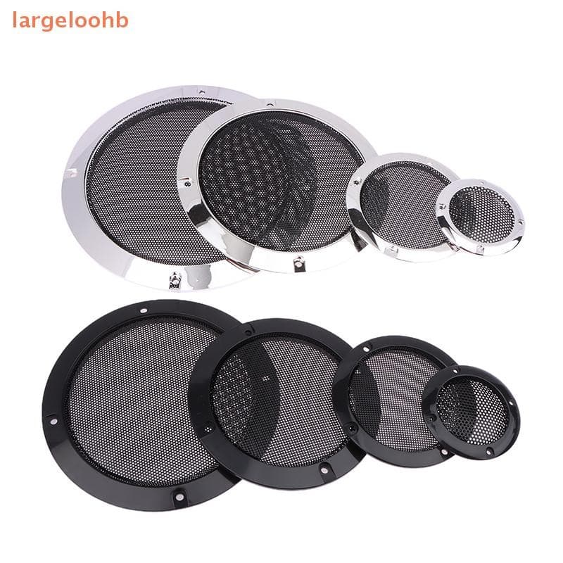 [largeloohb] 2/3/4/5/6.5/8 Polegada Alto-Falante Net Capa Carro Casa Malha Gabinete Falantes Quadro Plástico Metal Ferro
