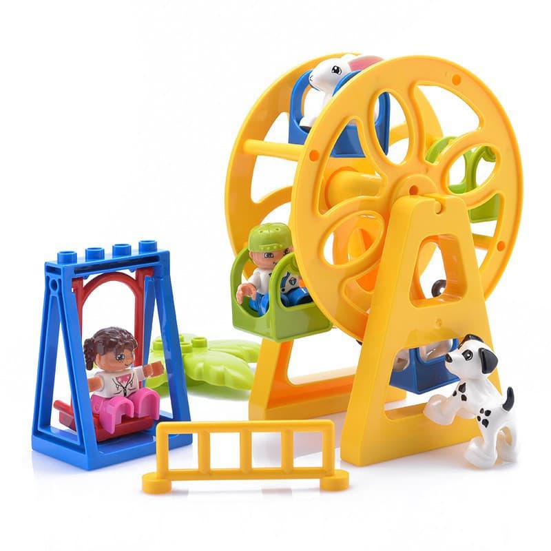 Blocos De Construção De Roda Lego Duplo Brinquedo Ferrois Compatível Com Minifigures Crianças Brinquedos Educativos Pres