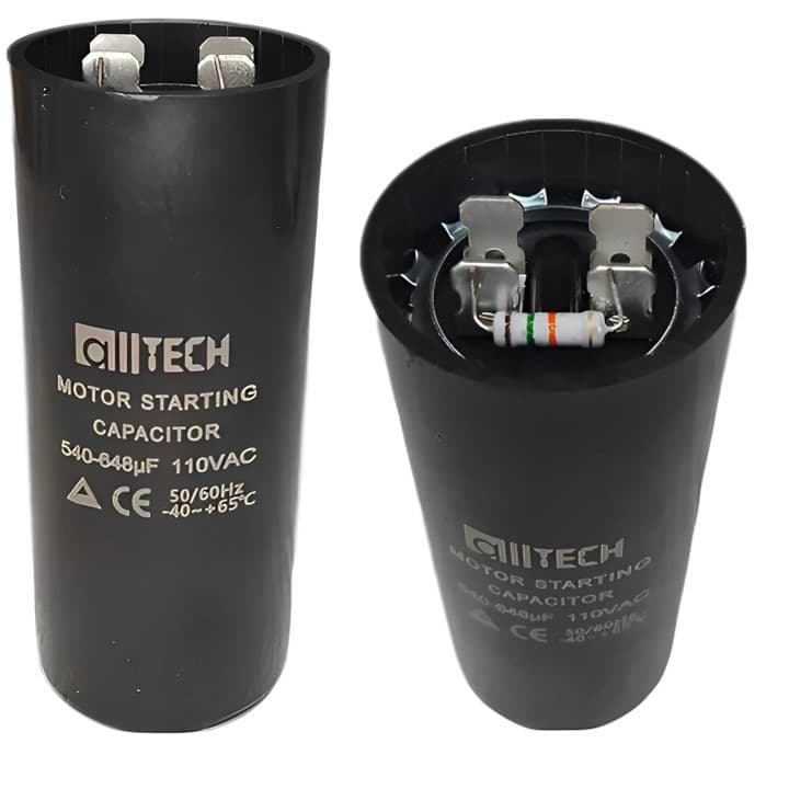 02 pçs Capacitor 540 - 648uf Para Motor Monofasico Betoneira