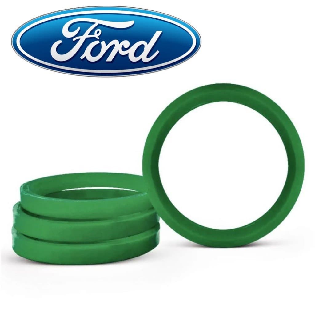 Kit 4 Anel Centralizador Ford De Rodas Esportiva Liga Leve 63,50mm