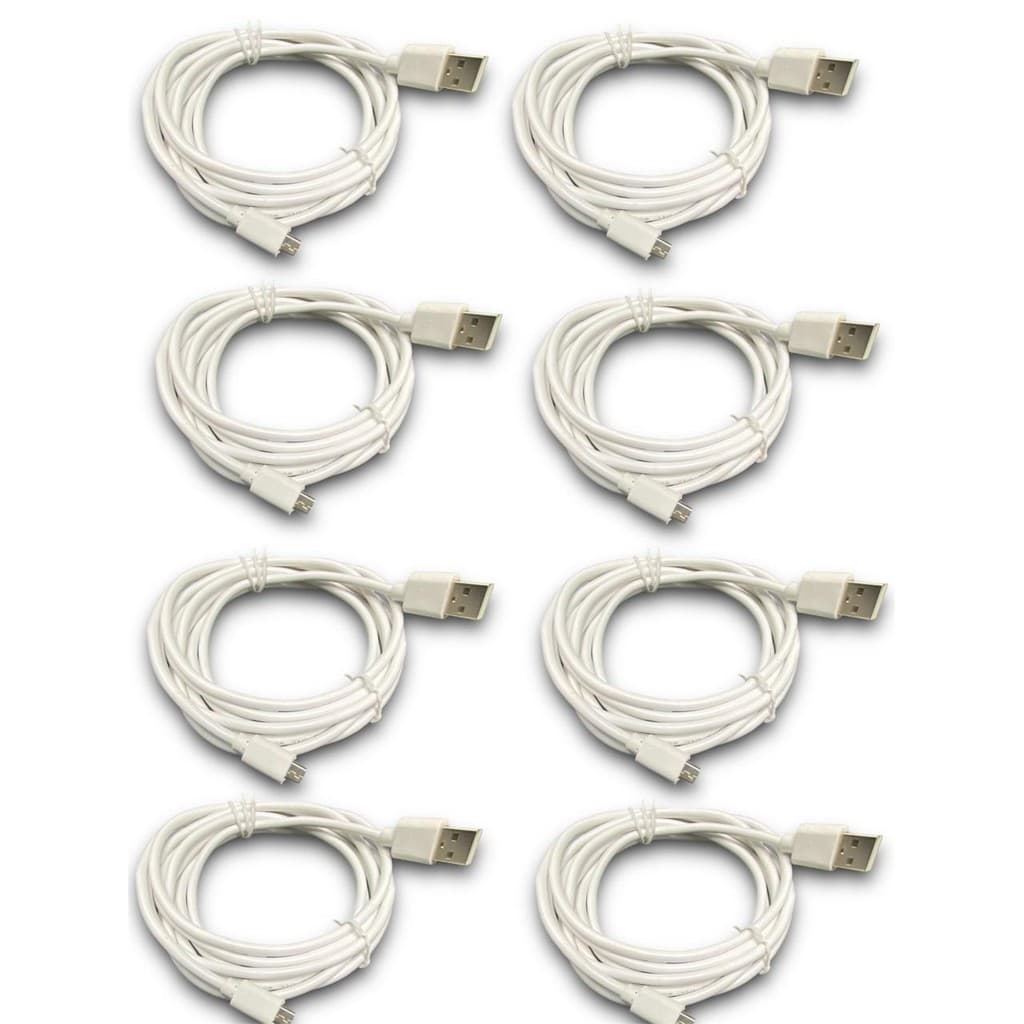Kit Pacote Cabo V8 3M Micro Usb Universal Celular Carregar