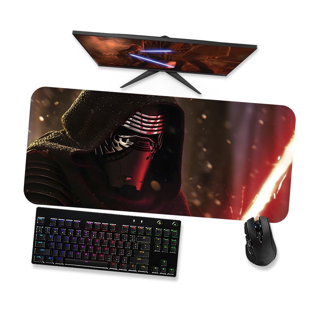 Mouse Pad Gamer Grande  Star Wars Kylo Ren 1  90x40 80x40 60x40 70x30 45x40