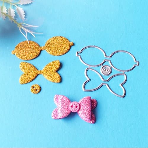 Faca De Corte E Relevo Scrapbook Mini Laço 2,5 Cm