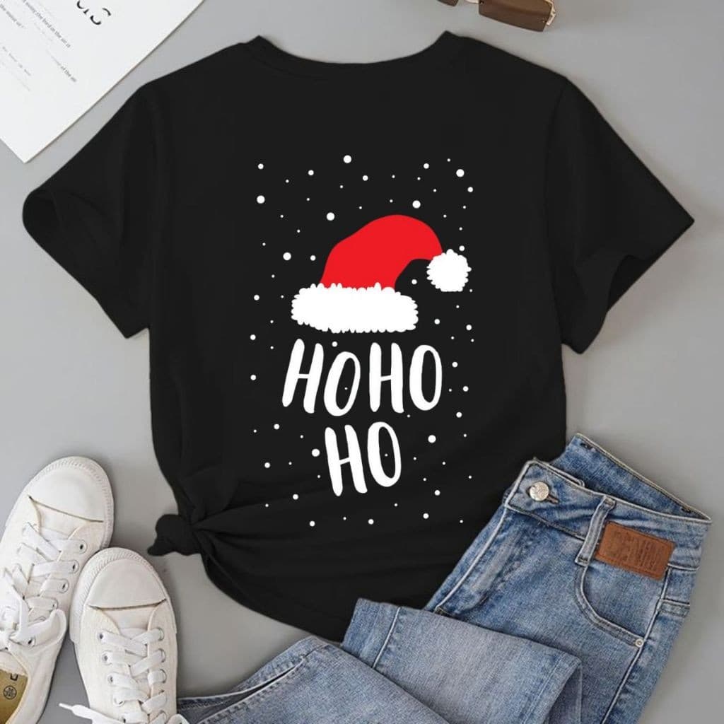 Blusa camiseta de Natal 100% algodão leve básica envio 24 hr