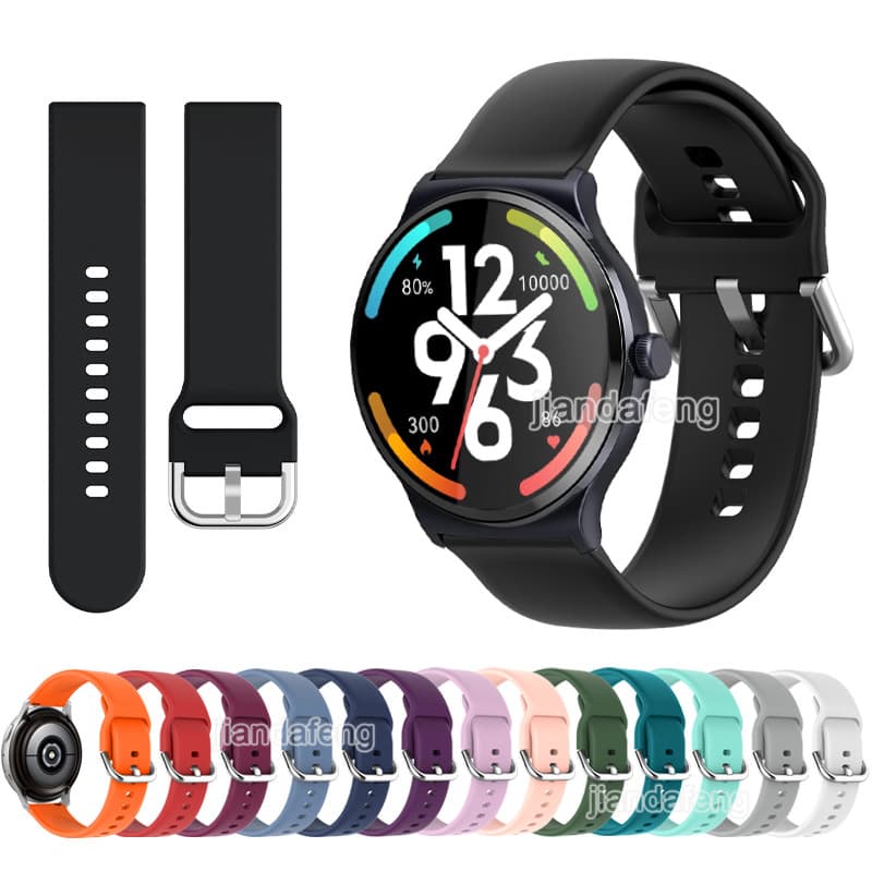 Pulseira De Silicone Macio Para Haylou Solar Plus RT3/Lite/RS5/RS4/Watch 2 Pro