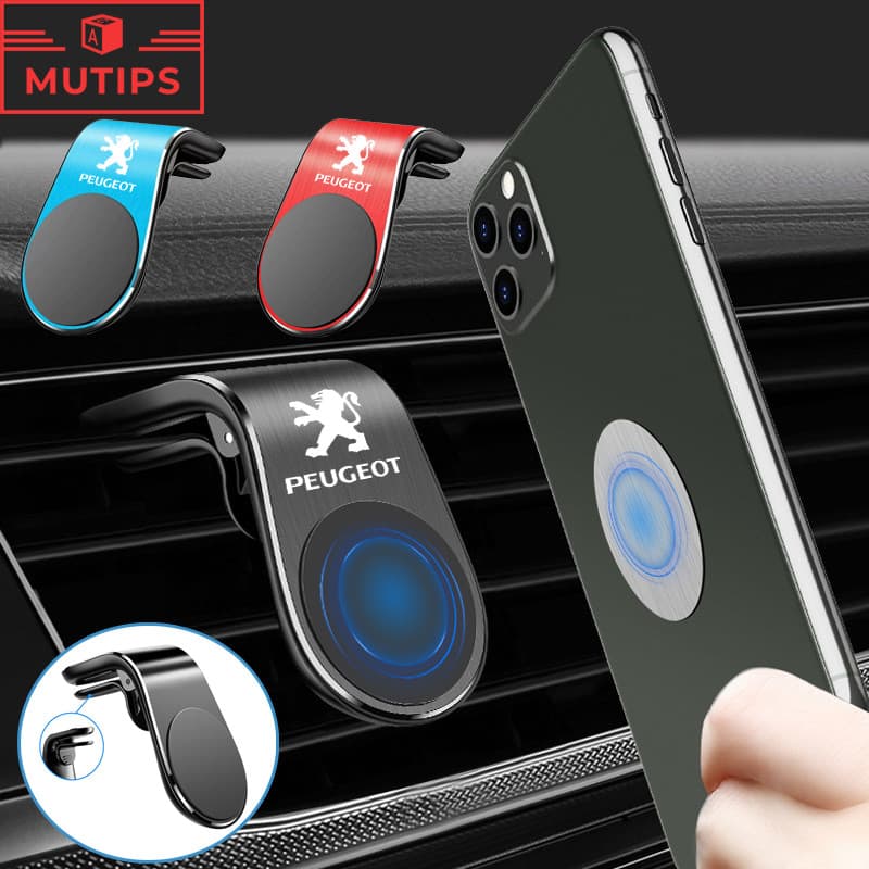 Peugeot Suporte Do Telefone Móvel Carro Forte Saída De Ar Magnética Para 206 208 207 307 308 2008 3008 508 408 5008 406