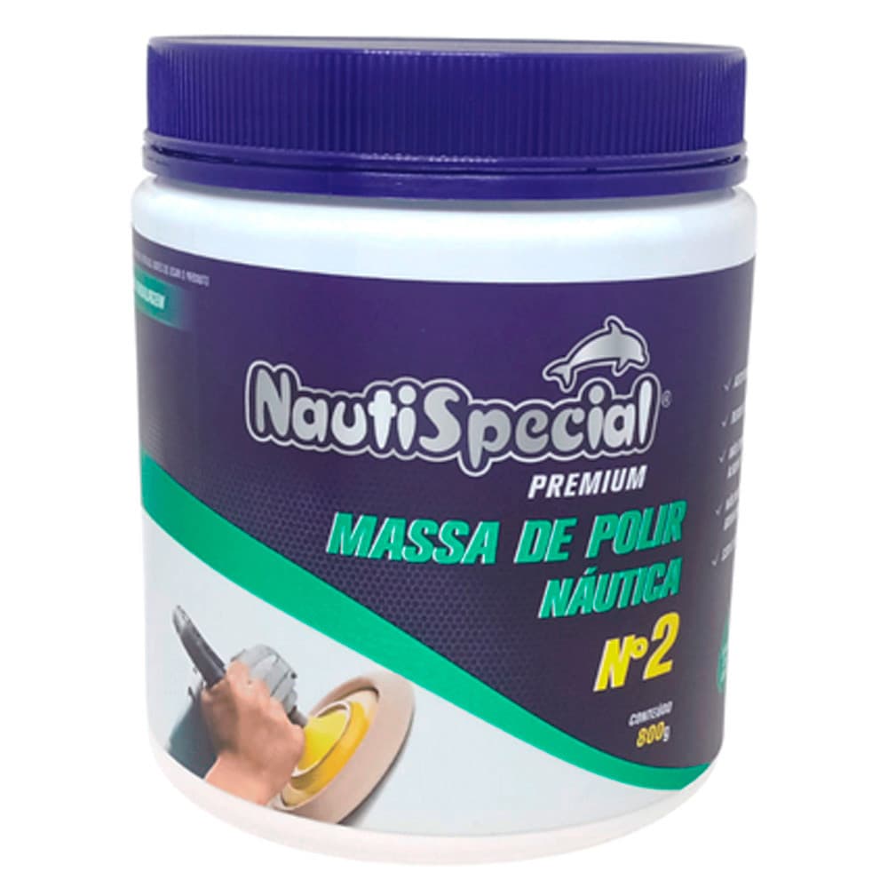Massa De Polir Náutica N°2 800G Nautispecial