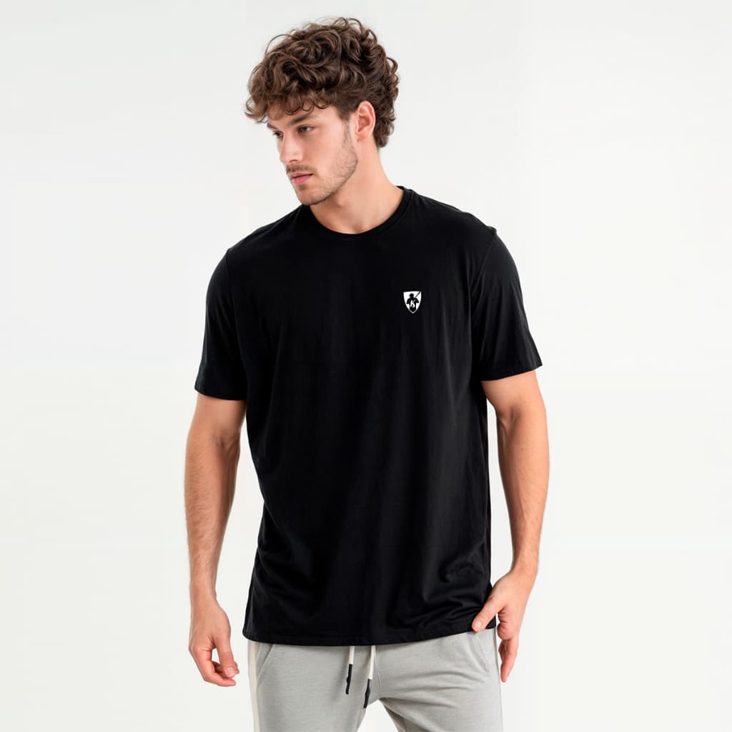 Camiseta Mr.Kitsch Básica Estampada Algodão Premium Camisa Slim fit Treino