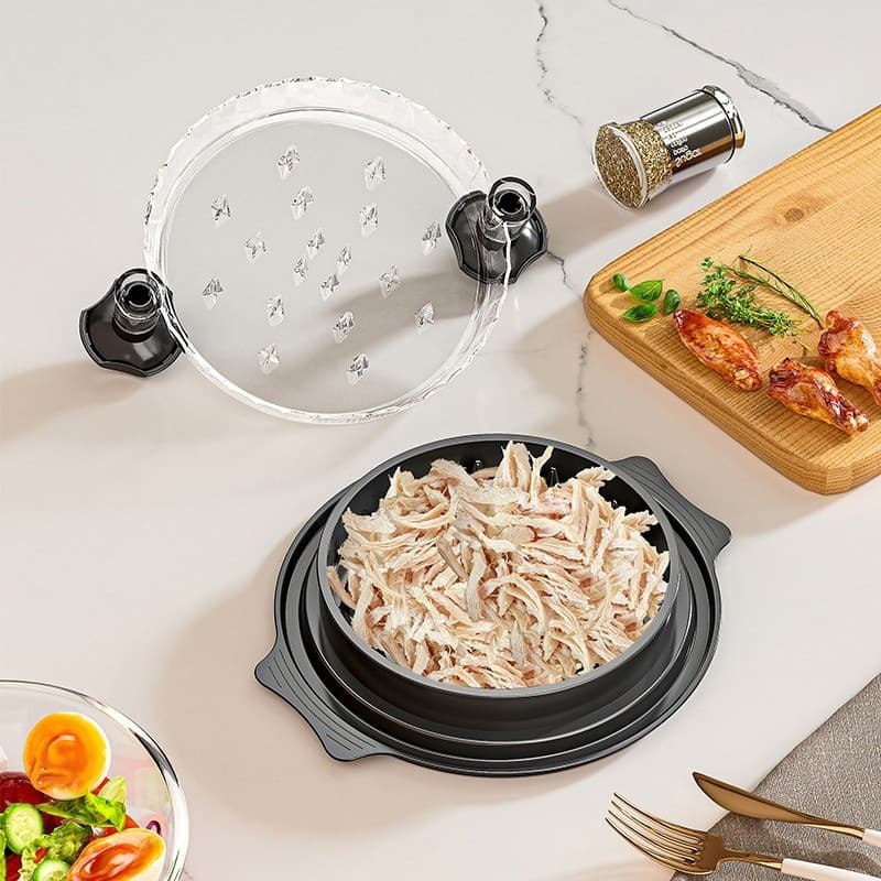 Desfiador De Frango Manual Processador De Alimentos Picador De Carne Triturador Multifuncional