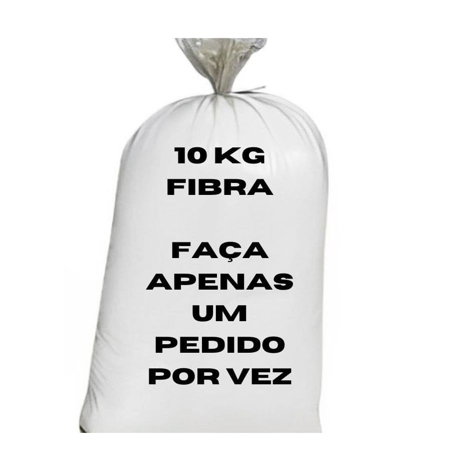 10 kg de Fibra Siliconada para Enchimentos Silicone Puro Siliconizada - Sua Vida mais Facilitada