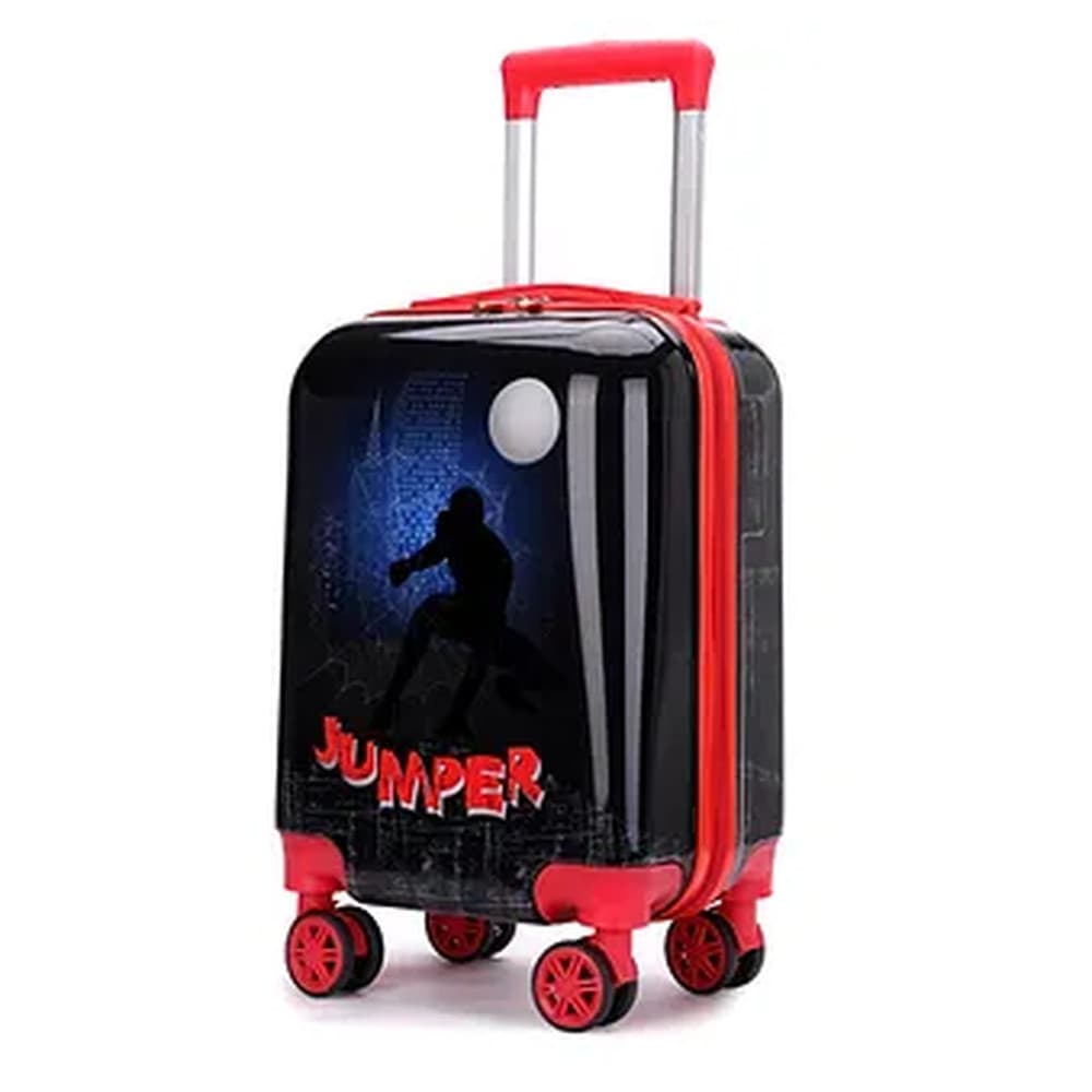 Mala Infantil Escolar Viagem Bordo Homem Jumper MLJ-10kg ABS Rígido Rodinha 360°