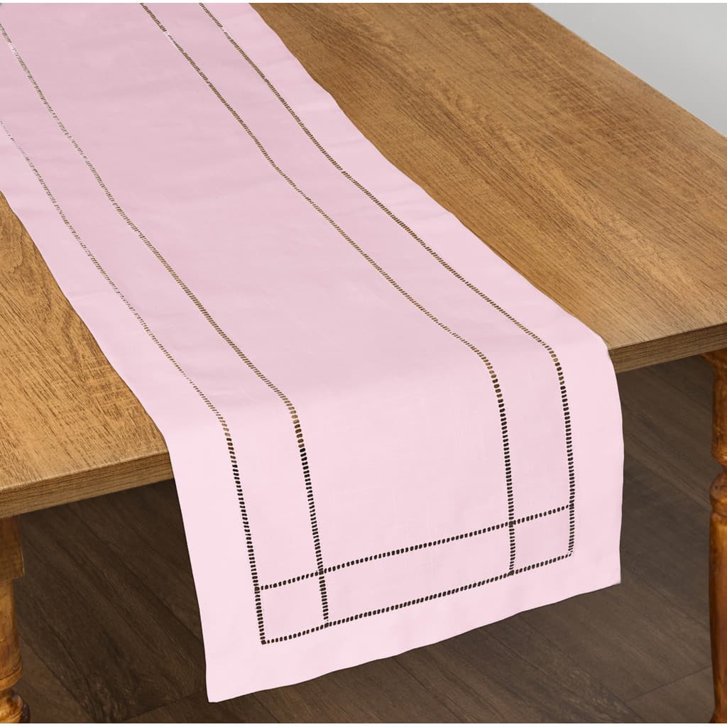 Caminho De Mesa Rosa 40X170Cm Rafimex