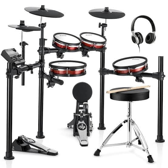 BATERIA ELETRONICA DONNER DED200MAX COM BANCO E FONE