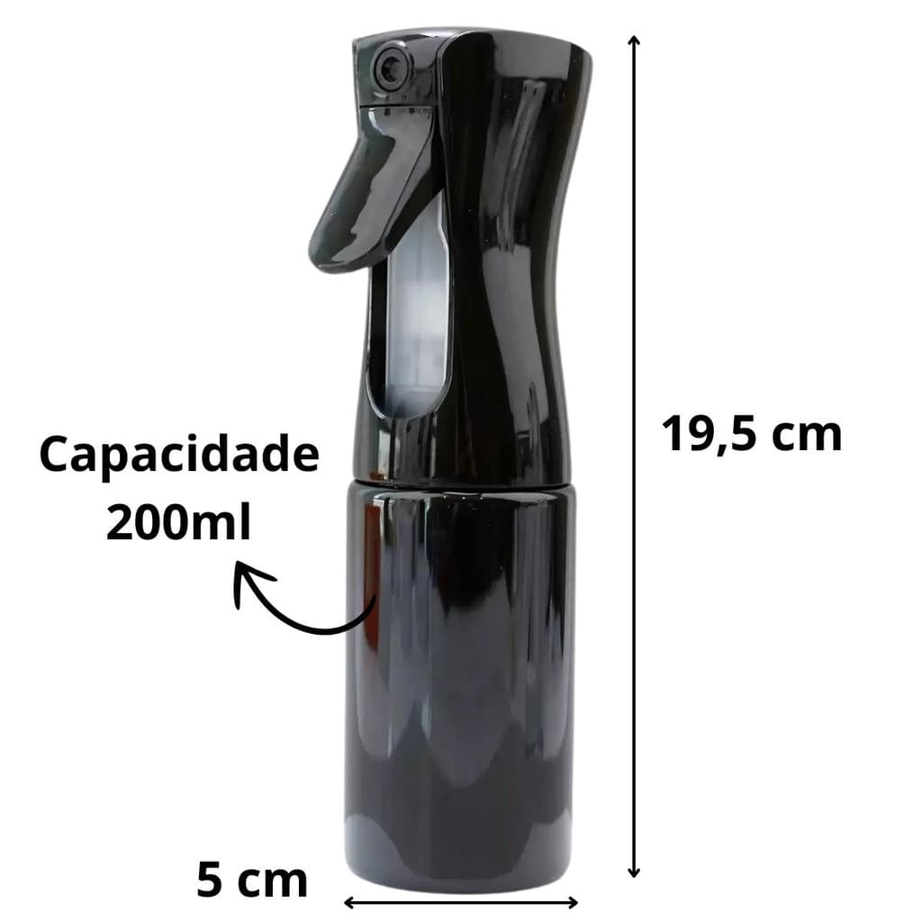 Borrifador Pulverizador Névoa De Água Barbeiro 200ml