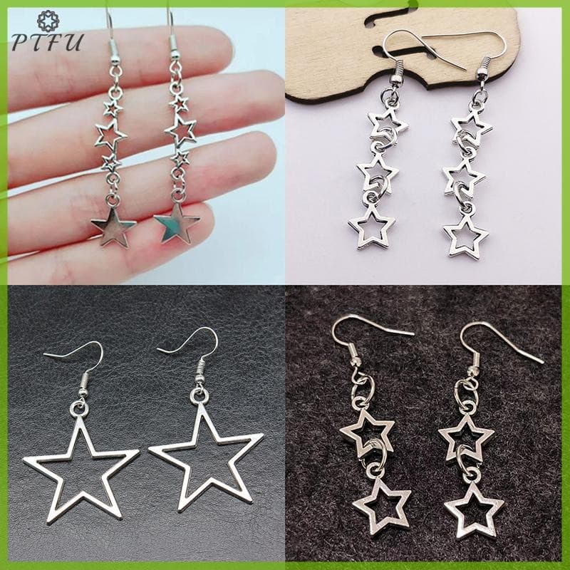 PTFU > Y2k Estrela Brincos Deusa Colar Estrelas Presentes Modernas Charme Novos